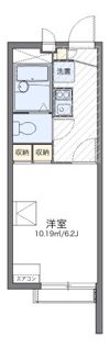 レオパレス静岡大学前セカンドの間取り画像