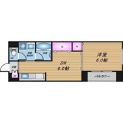シャトー弁天弐番館の間取り画像