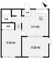 タウンハイツ富士見の間取り画像