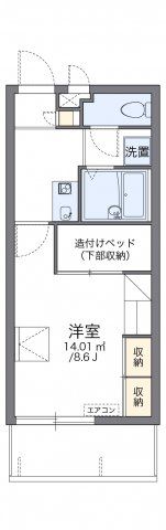 レオパレスチャムサランの間取り画像