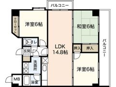 クレアテラ五日市（センチュリー相原）の間取り画像