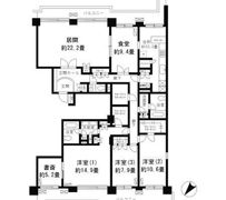 パークシティ本牧A棟の間取り画像