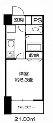 ドミール錦糸町の間取り画像