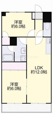 グランデュール東古松の間取り画像