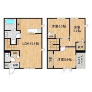 ドゥ・フルール（Deux fleurs）の間取り画像
