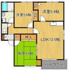 ディアス本城Bの間取り画像