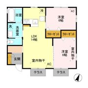シャンドフルール Ⅱの間取り画像