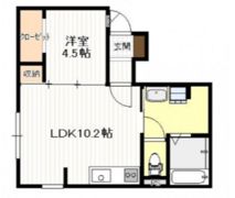 クロコダイル南栄の間取り画像