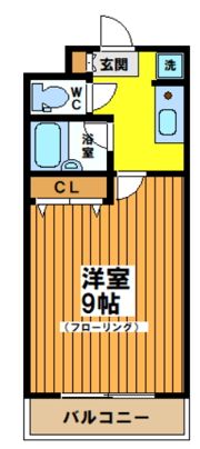 アザレア安藤の間取り画像