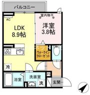 ONE UNIVERSITY PLACEの間取り画像