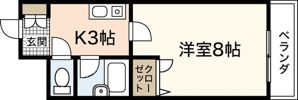 ステューディオ長束の間取り画像