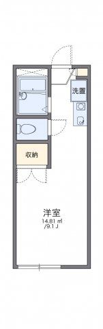 レオパレスプラージュの間取り画像