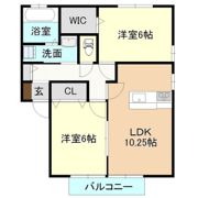 リビングタウンみらい平の間取り画像