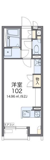 レオネクストサツキ荘の間取り画像