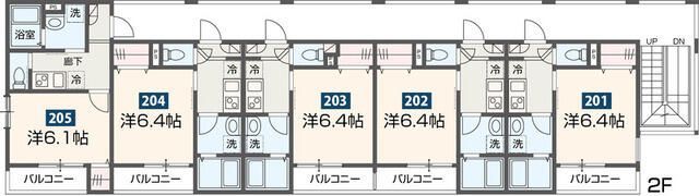 MELDIA西浦和Ⅱの間取り画像