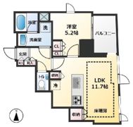 ブランズ三鷹の間取り画像