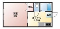 エステート東浜の間取り画像