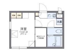 レオパレス三立ハイツCの間取り画像