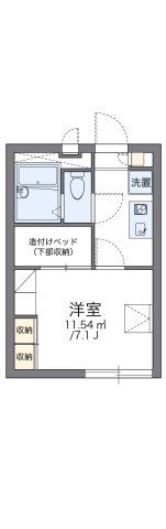 レオパレス三立ハイツAの間取り画像