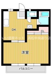 パナハイツチェリーA棟の間取り画像