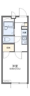 レオパレスめぐみ壱番館の間取り画像
