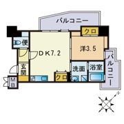 アブレスト野間の間取り画像
