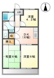 コーポ 一会の間取り画像