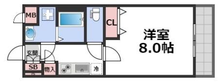 アドバンス大阪城エストレージャの間取り画像