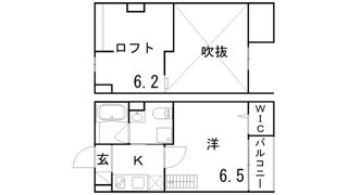 Yutopia 新長田の間取り画像