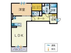シャーメゾン庵の間取り画像