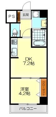 Welsh.Sビル7の間取り画像