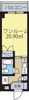 ハナブサマンションの間取り画像