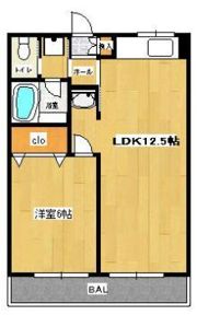 ヴィラアイダD棟の間取り画像