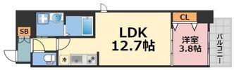 ラクラス堺筋本町の間取り画像