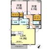 アムール F棟の間取り画像