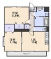 メゾンプレザントの間取り画像