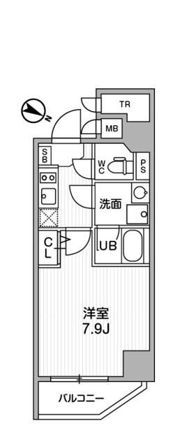 ALTERNA北品川の間取り画像