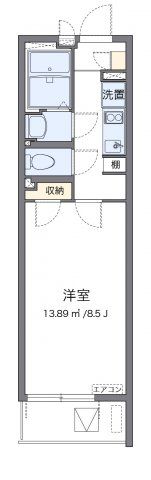 クレイノレジデンス矢上の間取り画像