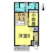アネックス豊Ⅲの間取り画像
