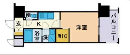 エンクレスト天神MERSの間取り画像