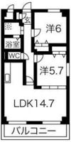 フレンドハイツ城ヶ根の間取り画像