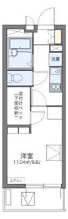 レオパレスハーバーサイドE棟の間取り画像