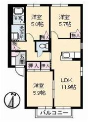 PLANET 3の間取り画像
