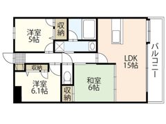 フレシールB館の間取り画像