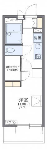 レオパレスシティーDの間取り画像