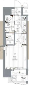 レジュールアッシュ大阪城北の間取り画像