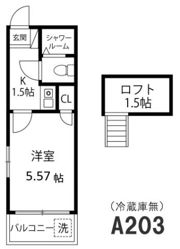 シャルマン生田 Ⅰの間取り画像