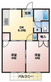 シャトル8の間取り画像