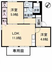 メゾンラフィネ A棟の間取り画像