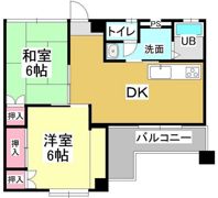 レジデンス下中野B棟の間取り画像